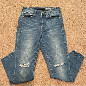 Aeropostale High Waisted Cropped Jeans
